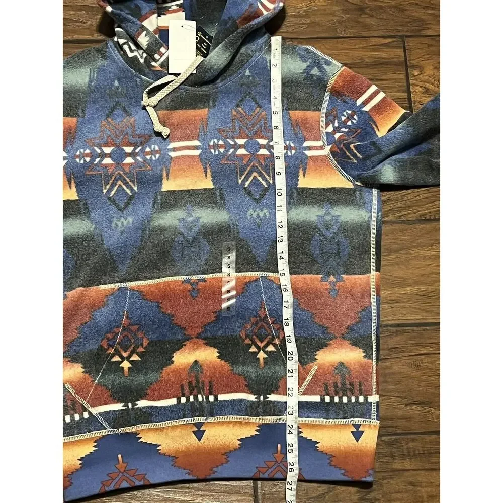 Polo Ralph Lauren Mens Sz S Aztec Southwestern Beacon Hoodie Sweatshirt NWT
